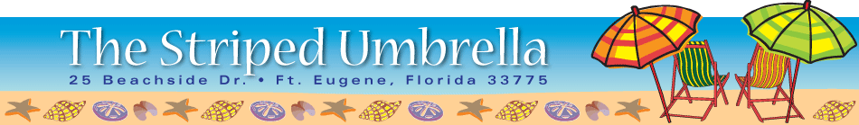 Striped Umbrella Banner
